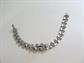 1920's Art Deco Pot Metal Rhinestone Bracelet For Smaller Wrist 6 1/4