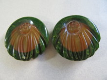 1940's Bakelite Dress Clip Set 