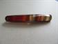 Antique Scottish Banded Agate Bar Pin Vintage Jewelry