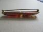 Antique Scottish Banded Agate Bar Pin Vintage Jewelry