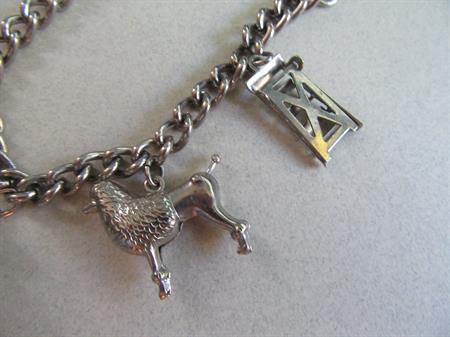 1950's Charm Bracelet Vintage Jewelry Smaller Wrist