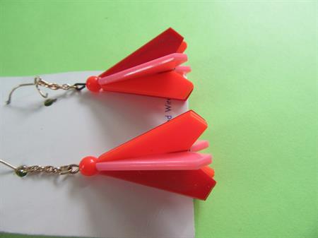 Vintage Mod 1960's Earrings 14KT Gold Filled 