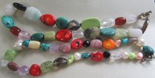 Stone Necklaces Beads Vintage Jewelry Gemstone 