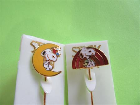Vintage Snoopy Stick Pin Your Choice Charles Shultz Peanuts Collectibles