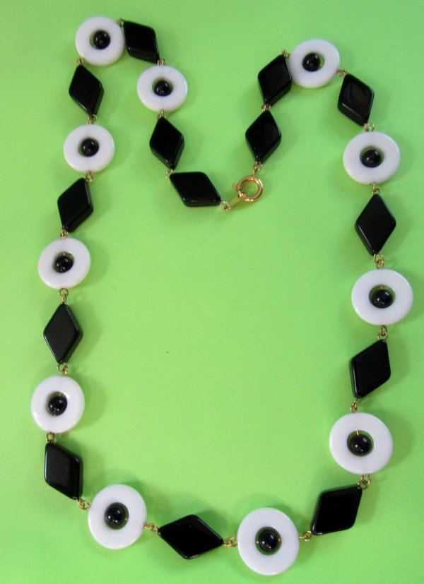 Crown Trifari Lucite Necklace Vintage Jewelry