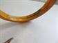 Bakelite Bangle Pair Butterscotch  Black Swirls Vintage Costume Jewelry