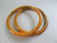 Bakelite Bangle Pair Butterscotch  Black Swirls Vintage Costume Jewelry