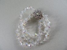 1950's Crystal Bracelet Smaller Wrist Vintage Jewelry 