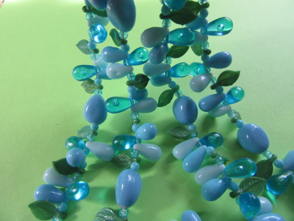 1960's Fruit Salad Necklace Set Hong Kong 