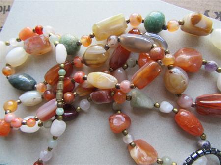 Genuine Stone Necklaces Gemstone Lot