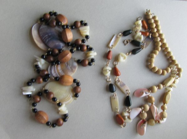 Vintage Shell Necklaces Lot 
