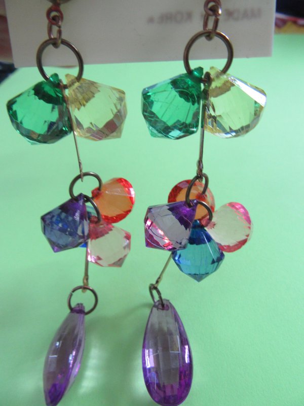 1980's Lucite Earrings Vintage Jewelry