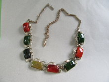 Bakelite 1950's Coro Choker Necklace Vintage Jewelry 