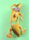 Anthropomorphic Banana Pin Google Eyes #2 Vintage Jewelry