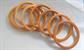 Butterscotch Bakelite Bracelet Large Stack 8  Bangles Vintage Costume Jewelry