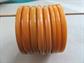 Butterscotch Bakelite Bracelet Large Stack 8  Bangles Vintage Costume Jewelry