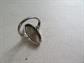 Sterling Silver Abalonee Ring Size 5 1/2 And Weighs 2.9 Grams