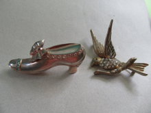 1940's Rhinestone Pins Vintage Jewelry 