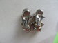 FIND Vintage Kramer Rhinestone Earrings Clip On 1950's Accessories
