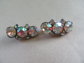 FIND Vintage Kramer Rhinestone Earrings Clip On 1950's Accessories