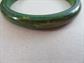 Bakelite Bangle Green Bracelet Yellow Swirls