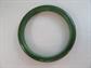 Bakelite Bangle Green Bracelet Yellow Swirls