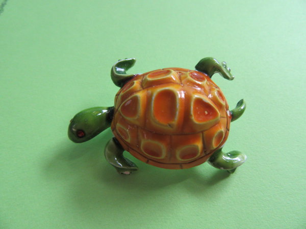 Vintage Turtle Pin Figural