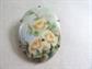 Antique Yellow Roses Pin Sign of Friendship Rose Costume Jewelry Something Old