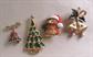 Christmas Pin Lot 1950's and Up Hallmark Owl Holiday Costume Jewelry