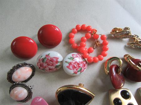 Vintage Earrings Lot 1980's and Up Crown Trifari Monet 