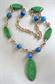 Bakelite And Lucite Beads Mod Necklace Vintage Jewelry