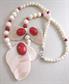Vintage Mother of Pearl Necklace Set 