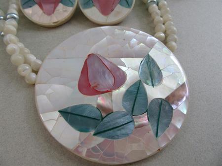 Vintage Karla Jordan Necklace Set 1980's Signed Jewelry