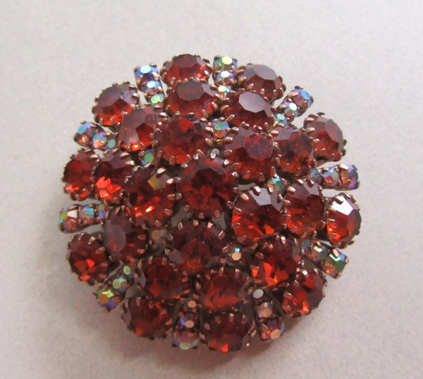 Vintage Weiss Rhinestone Pin Signed Jewelry