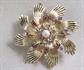 Vintage Ceil Chapman Pin Rhinestone Signed Jewelry