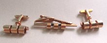 1940's Hickok Cufflinks Set Mens Vintage Jewelry