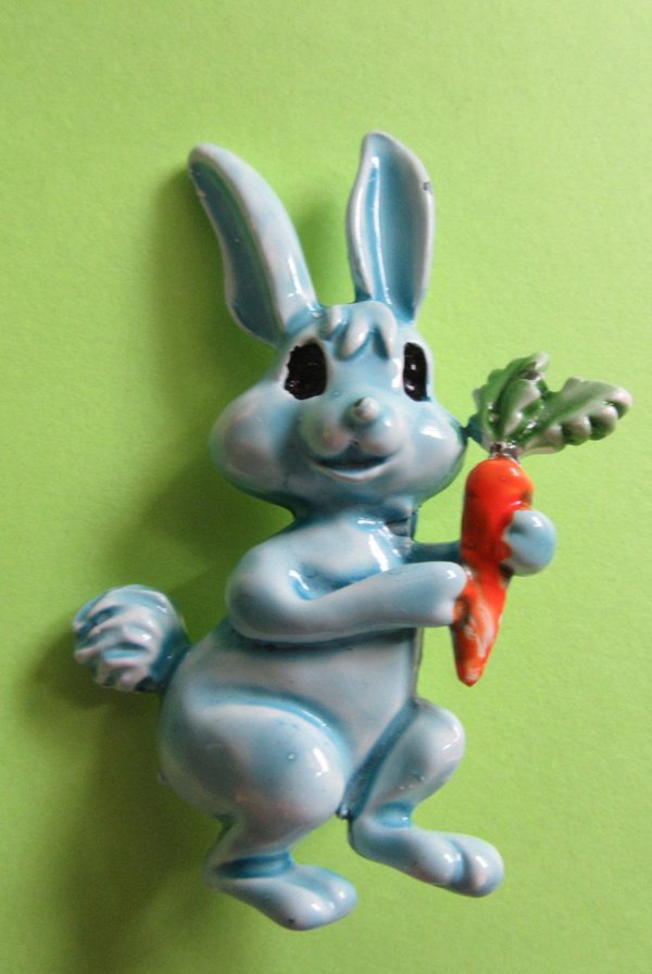 Anthropomorphic Rabbit Pin Vintage Jewelry