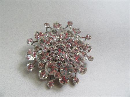 1950's Atomic rhinestone Pin Brooch 2