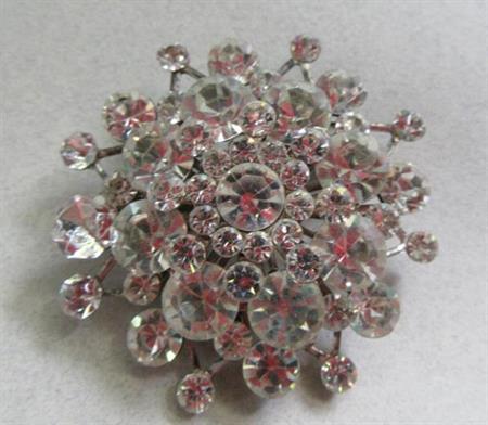 1950's Rhinestone Pin Vintage Jewelry 