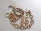 Vintage Gold Tone Jewelry Lot Pin Earrings Bracelet 