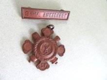 1883 S of V Obverse of the Ladies Aid Society Bronze ? Badge Missing Ribbon