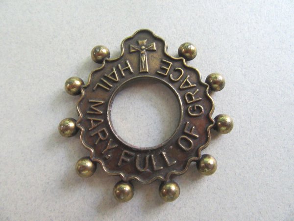 Vintage Rosary Ring Our Lady of The Snows Bellville IL