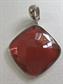 Sterling Silver Faceted Stone Pendant Hinged Necklace Enhancer 925 Fine Jewelry