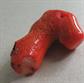 Chunky Genuine Coral Drilled Pendant Destash Jewelry Making Pieces Supplies