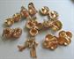 Vintage Signed Earrings Lot and BSK Cherries Pin Napier Monet  Coro Costume Jewelry