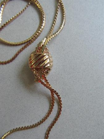 Vintage Avon Lucite Shell Slide Necklace Signed Jewelry