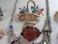 Vintage Rhinestone Jewelry Lot Astra Joseph Weisner Signed Necklace Pins Brooches