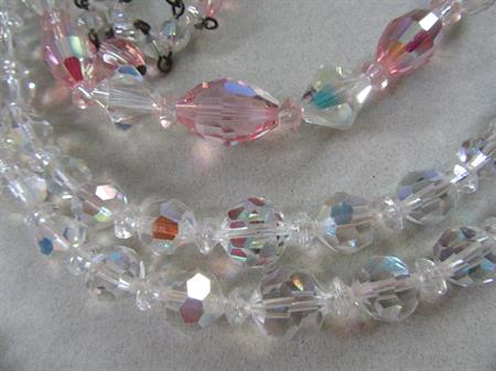 Vintage Crystal Necklaces Lot Jewelry Making Supplies