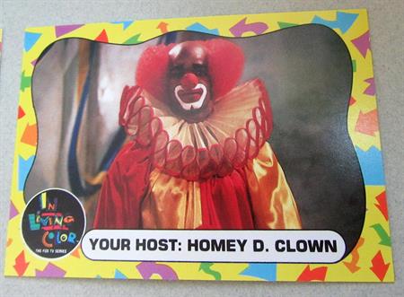 In Living Color Homie D Clown Cards OR Sticker Card  TV Memorabilia