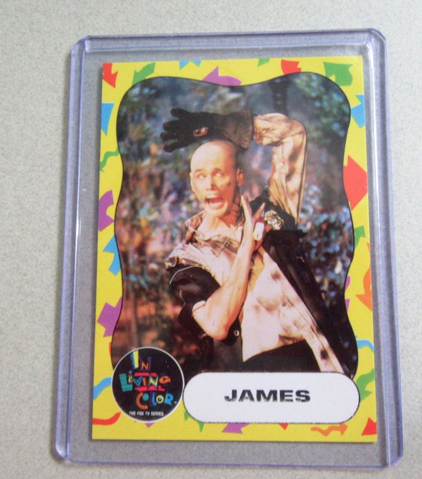 In Living Color Jim Carrey Fire Marshall Bill Card "James" TV Memorabilia